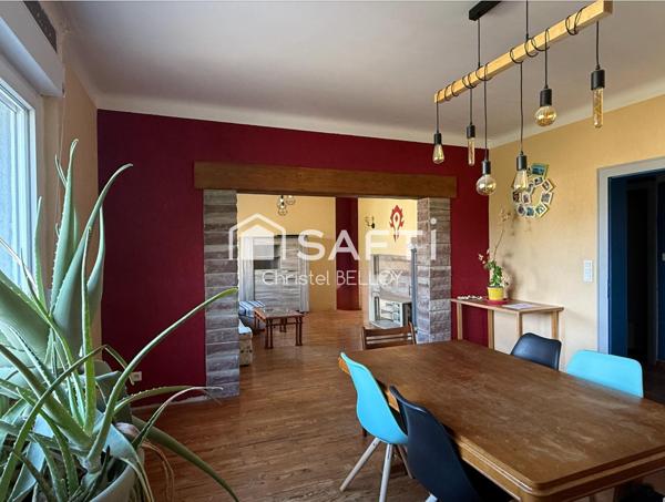 Maison de 162 m2 - 4 chambres -jardin de 1583m2