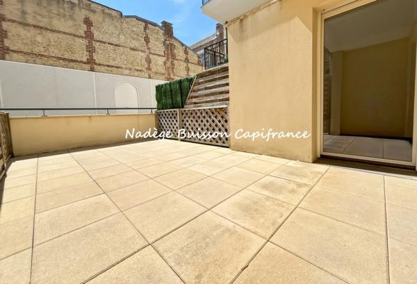 Appartement 2 pièces DEAUVILLE 43,48 m² - terrasse plein sud de 20 m²-box fermé- plage à pied