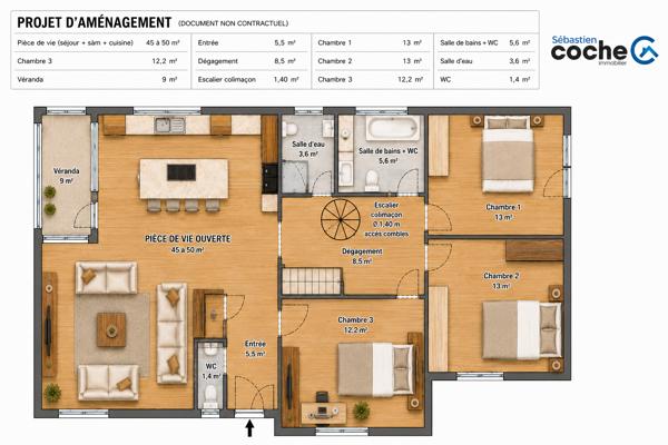 Charly – Maison d'architecte, vue exceptionnelle, potentiel rare