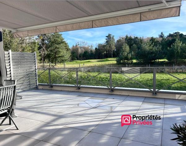 Superbe duplex 2 CHAMBRES , terrasse , garage et cave avec vue golf - 73.44 m2