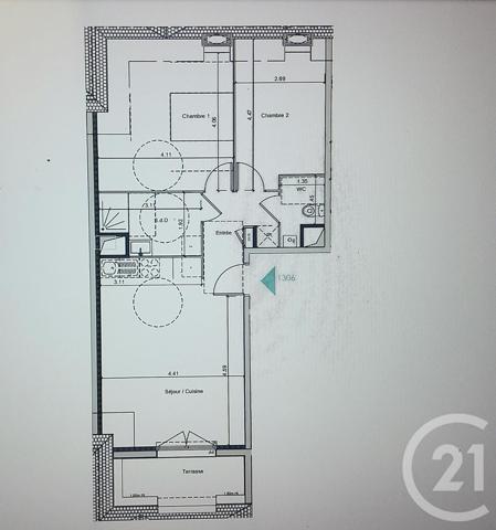 Appartement F3 à vendre  3 pièces - 60 m2 PONT L EVEQUE - 14