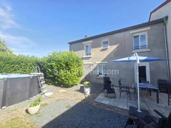 Maison rénovée à vendre 4 chambres, jardin et piscine à BRAS SUR MEUSE