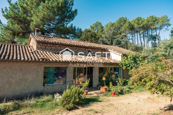 Lablachere : Maison Pierre et gite sur un terrain de 1900m2