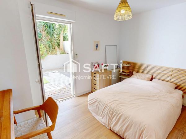 T5 DE 112M2 EN RDJ PREMIÈRE LIGNE AVEC TERRASSES (123 m² & 25 m²)