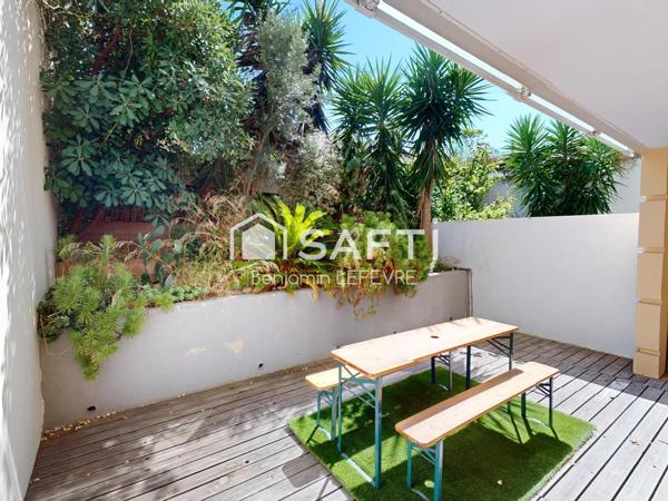 T5 DE 112M2 EN RDJ PREMIÈRE LIGNE AVEC TERRASSES (123 m² & 25 m²)