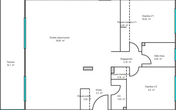 Appartement à vendre    3 pièces • 75 m2 Villeneuve-Loubet