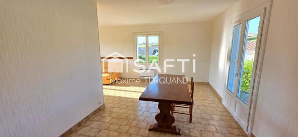 Pavillon sur sous-sol 88m², 4 chambres.