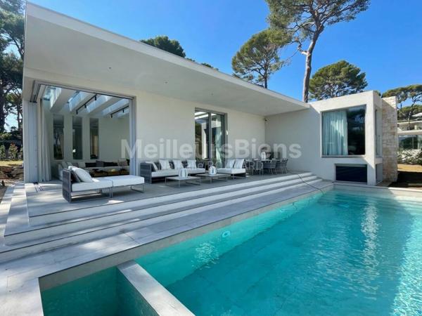 Cap d'Antibes, sublime maison contemporaine de 400 M2, vue mer