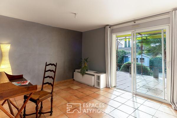Maison quartier Chabrillan Montélimar avec studio indépendant, accès PMR, piscine et jardin paysagé
