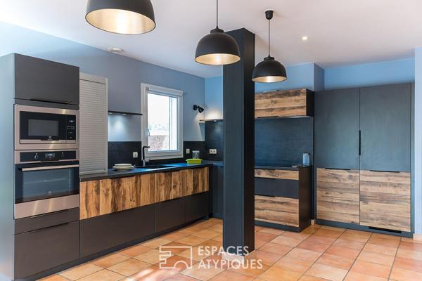 Maison quartier Chabrillan Montélimar avec studio indépendant, accès PMR, piscine et jardin paysagé