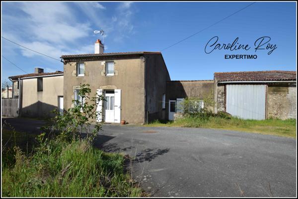 Gétigné (44190) GETIGNE Village à 10 min de Clisson maison à rénover avec dépendances et jardin.