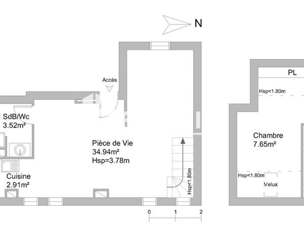 Location Appartement 2 pièces 49.02 m² - 3 ET 5 RUE EMILE LANDAIS Chace 49400