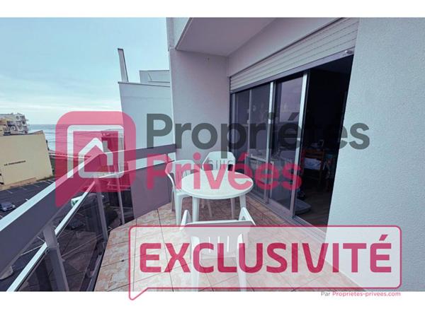 2 pièces -26 m2-VUE MER--85800 -Saint Gilles Croix de vie-avec garage