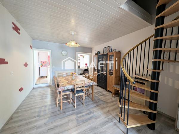 MAISON 3 CHAMBRES, GARAGE, JARDIN