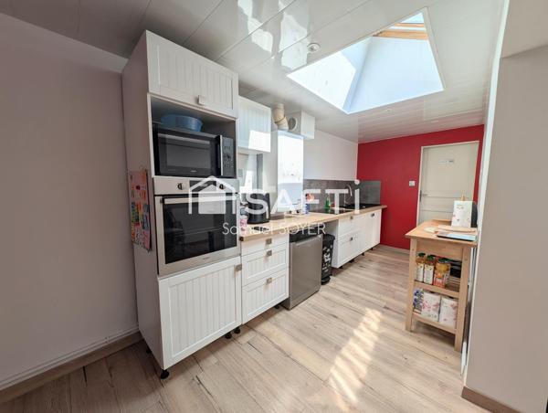 MAISON 3 CHAMBRES, GARAGE, JARDIN