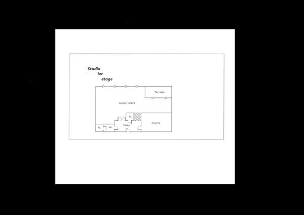 Appartement Cagnes-sur-Mer 1 pièce(s) VIDE