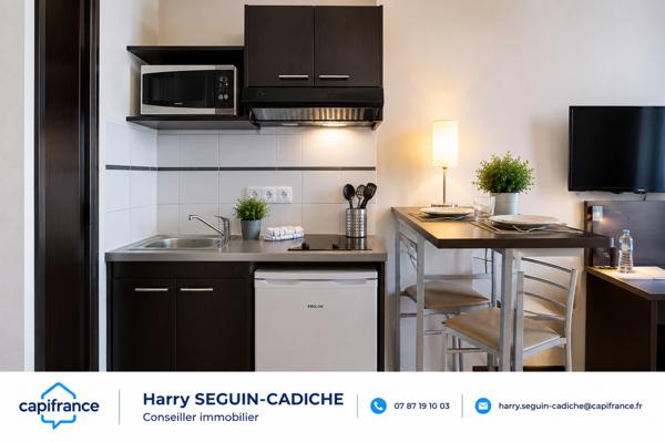 T1 bis 25,85 m² avec balcon – Résidence de services – Rentabilité 6,04 %