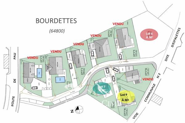 Terrain constructible et viabilisé