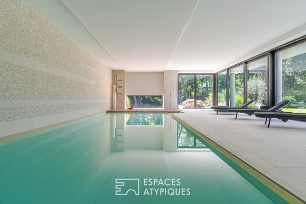 Villa d’architecte et son spa privé au coeur d’un parc arboré