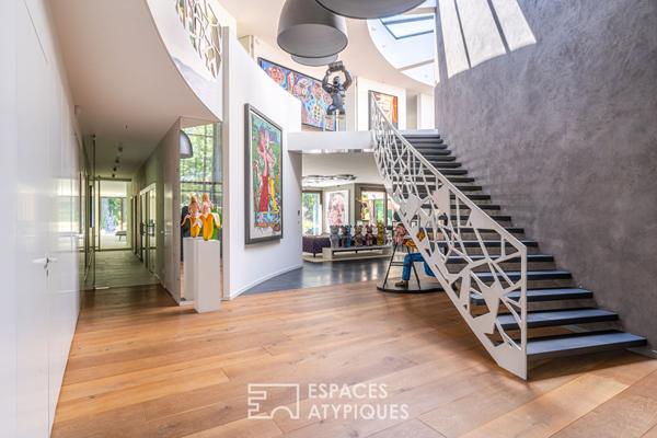 Villa d’architecte et son spa privé au coeur d’un parc arboré