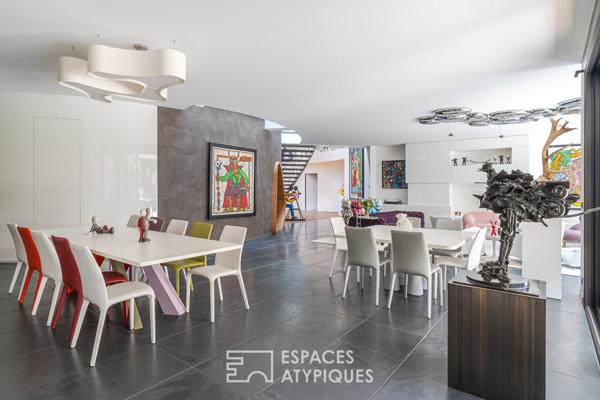 Villa d’architecte et son spa privé au coeur d’un parc arboré