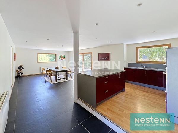 Vente d'une maison de plain pied 3 chambres avec garage dans le bourg de Coëtmieux