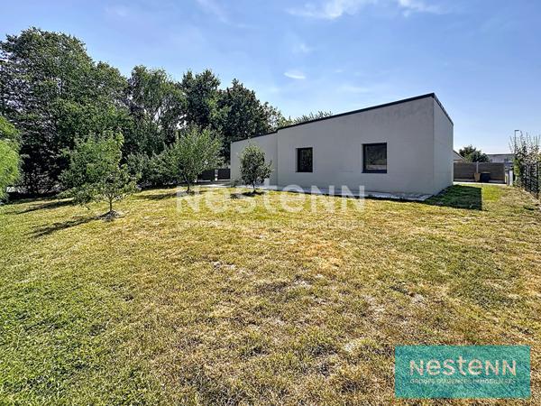Vente d'une maison de plain pied 3 chambres avec garage dans le bourg de Coëtmieux