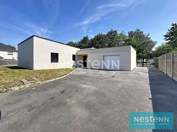 Vente d'une maison de plain pied 3 chambres avec garage dans le bourg de Coëtmieux