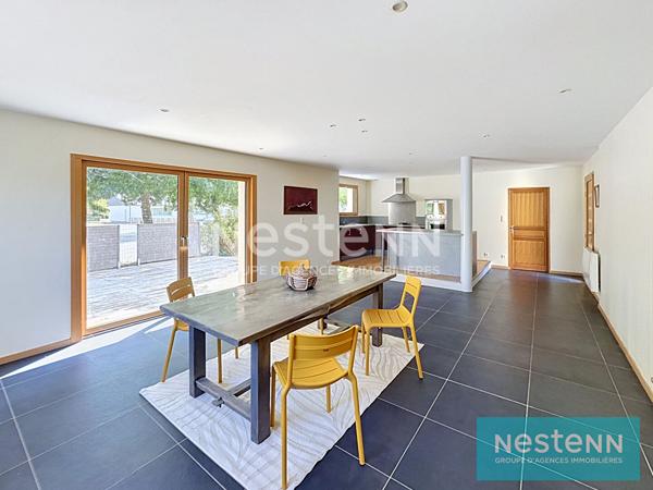 Vente d'une maison de plain pied 3 chambres avec garage dans le bourg de Coëtmieux