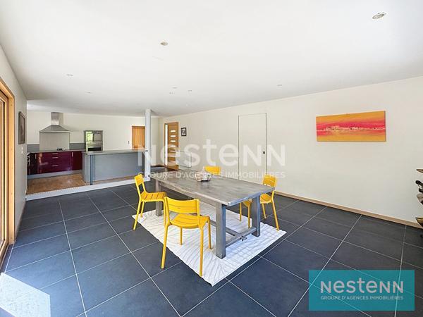 Vente d'une maison de plain pied 3 chambres avec garage dans le bourg de Coëtmieux