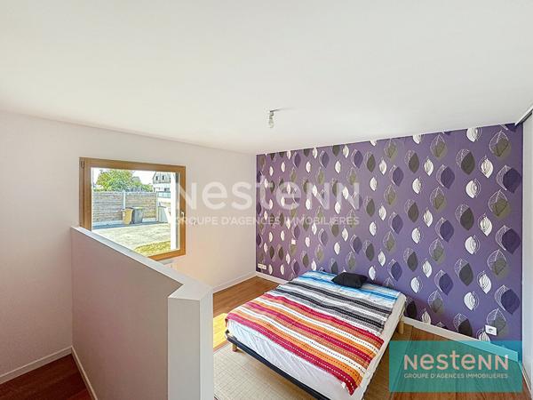 Vente d'une maison de plain pied 3 chambres avec garage dans le bourg de Coëtmieux