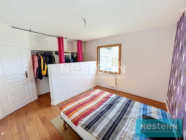 Vente d'une maison de plain pied 3 chambres avec garage dans le bourg de Coëtmieux