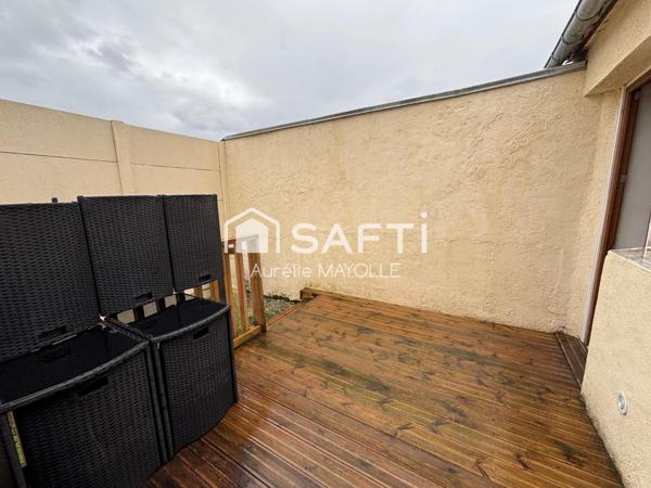 Maison de ville, 3 chambres, jardinet