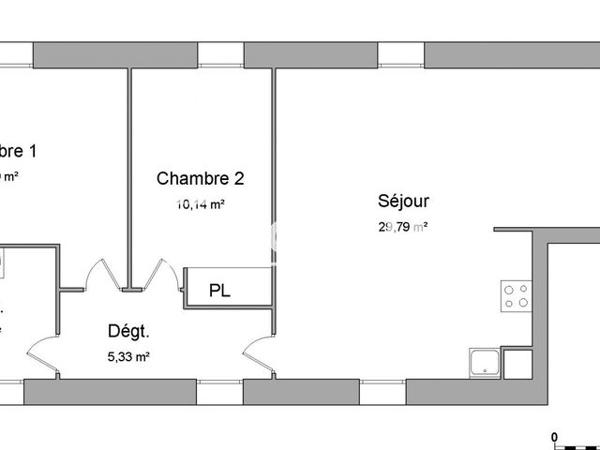 Location Appartement 3 pièces 64.44 m² - 70 AVENUE FRANCOIS LASCOUR Le Pontet 84130
