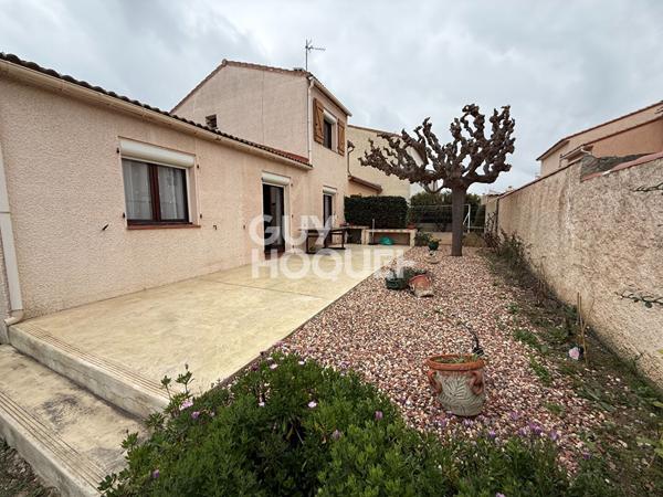 Porte d'Espagne maison 3 faces de type F4 avec terrasse, jardin et garage