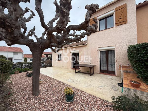 Porte d'Espagne maison 3 faces de type F4 avec terrasse, jardin et garage