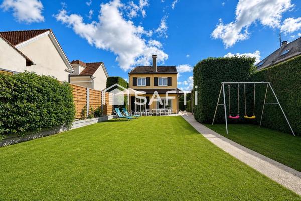 Maison individuelle avec grand jardin et terrasses