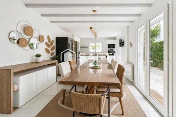 Maison individuelle avec grand jardin et terrasses