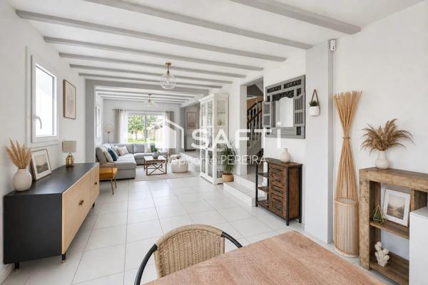 Maison individuelle avec grand jardin et terrasses