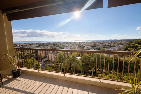 APPARTEMENT  VUE MER CAGNES SUR MER VAL FLEURI