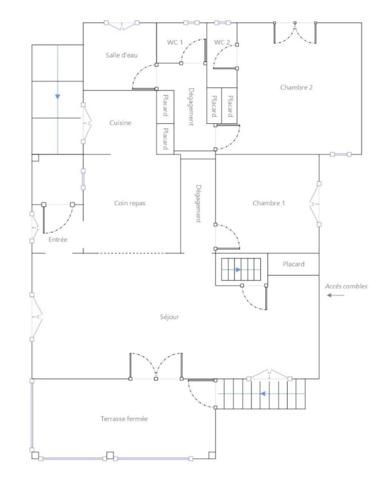 Maison de 83 m² à vendre 3 pièces TRANS EN PROVENCE (83)