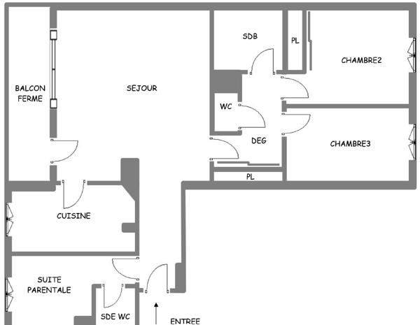 ? T4 FAMILIAL ? TRAVERSANT + TERRASSE + BOX ? 13008 MARSEILLE