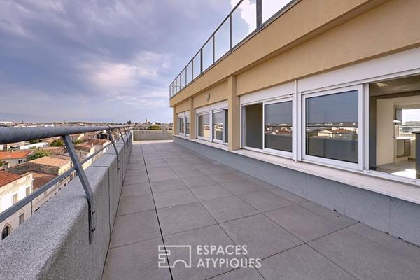 Toit-terrasse d’exception au coeur de Bordeaux