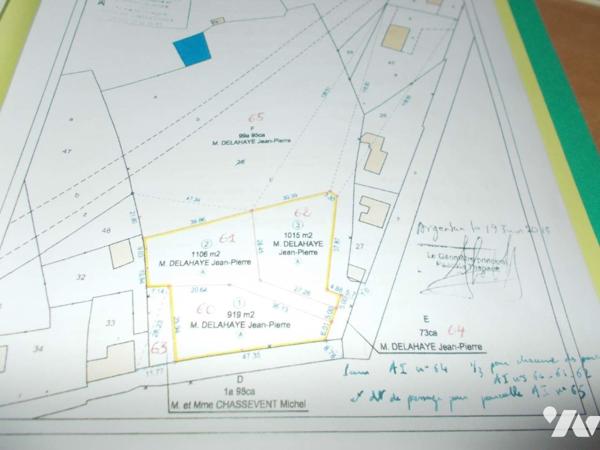 Vente Terrain â bâtir