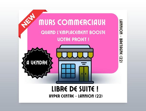 Local Commercial à LANNION, 22300 - 2 pièces 55m²