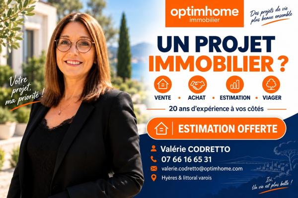 À vendre – Appartement T3 98 m² avec terrasse et 2 garages – Port d’Hyères 83400