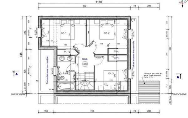 Maison 4 pièces de 89 m² à Bayeux (14400)