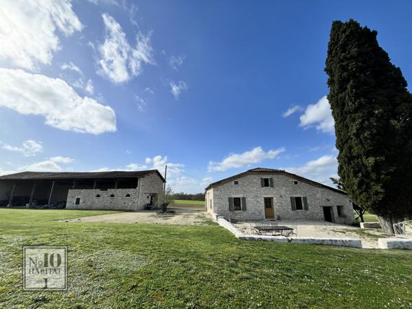 Mauvezin (32120) Maison de caractère en pierre — 152 m² de douceur de vivre et lumière.