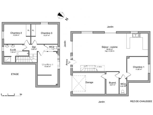 Location Maison 5 pièces 133.06 m² - RUE JULIETTE GRECO Sauvian 34410