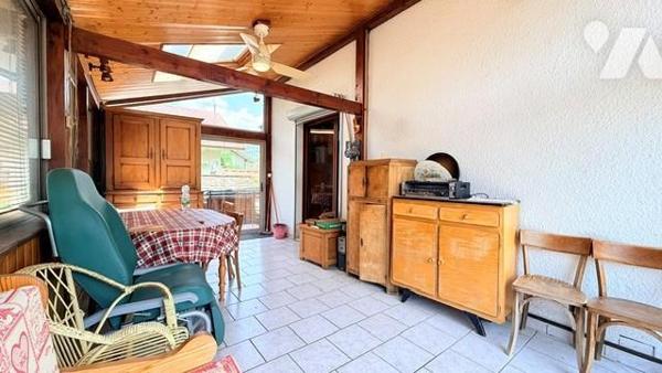 Maison 2 T3, véranda, dépendances - La Sardagne